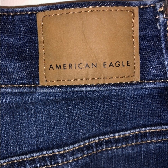 American Eagle dark blue denim jean skirt - Picture 3 of 3